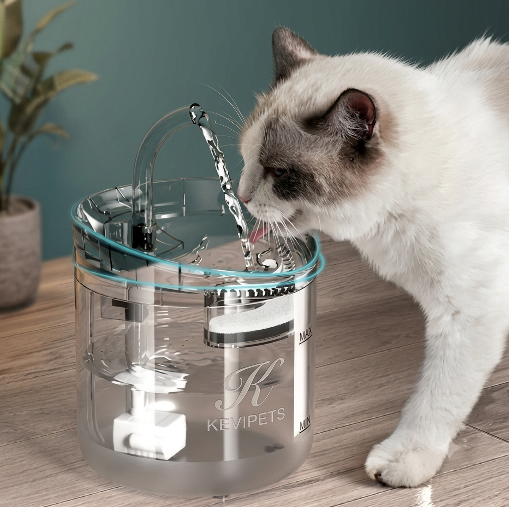 Fuente de Agua con Sensor KeviPets