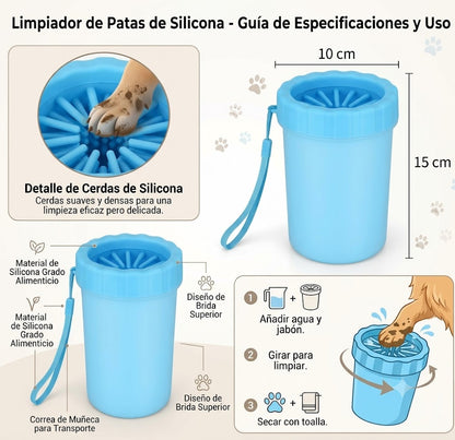 Limpiador de Patas para tus Mascotas